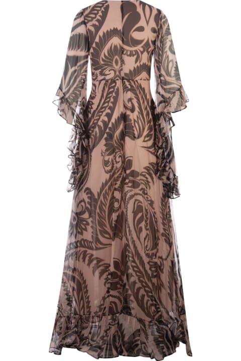 Clothing for Women Etro Pink Printed Maxi Dress