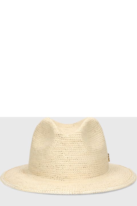 Hats for Men Borsalino Clochard Panama Crochet