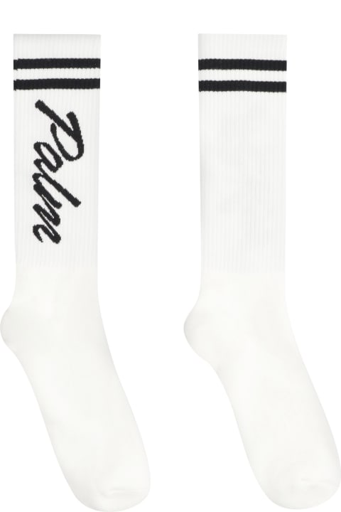 Palm Angels for Men Palm Angels Cotton Socks With Logo