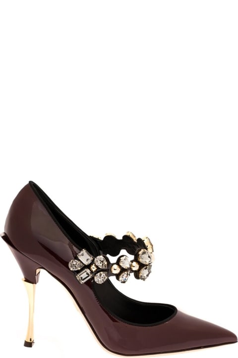 Dolce & Gabbana High-Heeled Shoes for Women Dolce & Gabbana Cardinale Leather Pumps