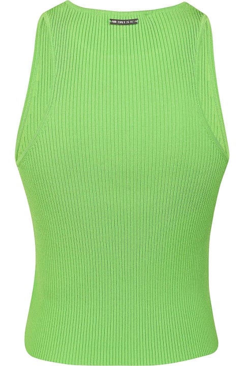 Fashion for Women Michael Kors Crewneck Ribbed Knit Tank Top