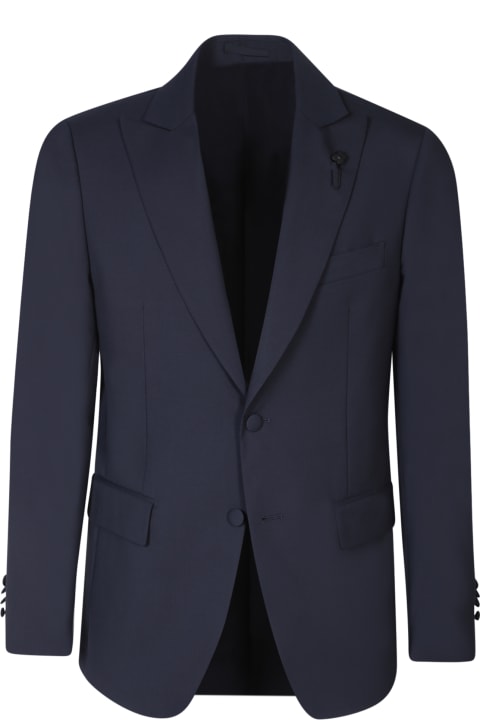 Suits for Men Lardini 3 Pieces Blue Suit
