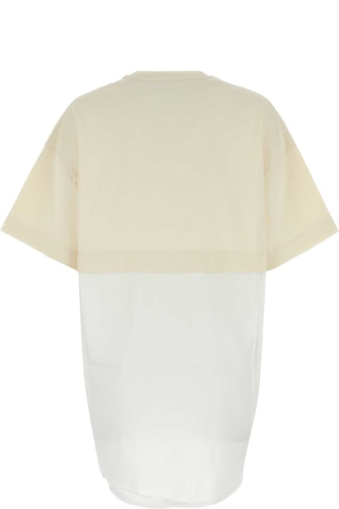 Patou Topwear for Women Patou Two-tone Cotton T-shirt Dress