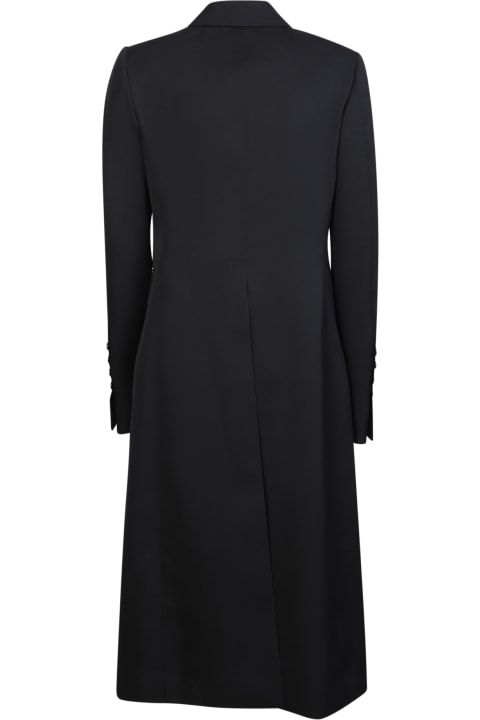 Sapio Coats & Jackets for Women Sapio Sapio Black Lurex Tuxedo Coat
