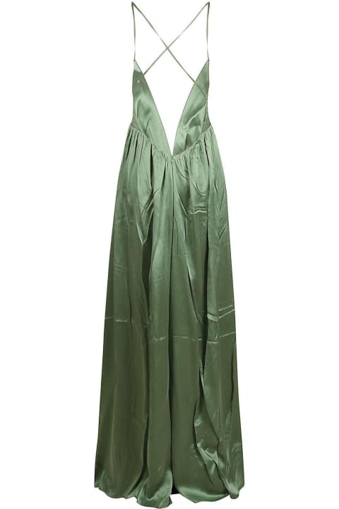 Dresses for Women Zimmermann Sleeveless Satin Slip Maxi Dress