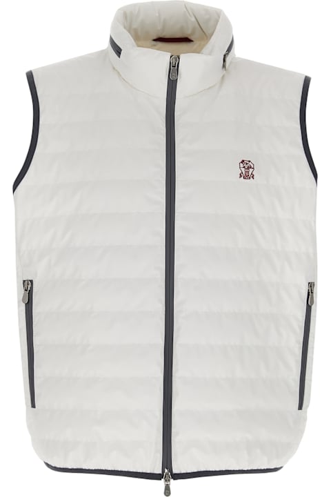 Brunello Cucinelli Coats & Jackets for Men Brunello Cucinelli Logo Vest