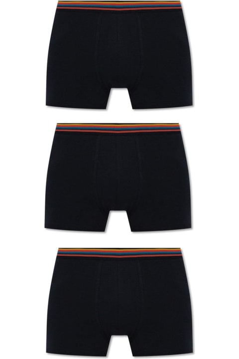 Underwear for Men Paul Smith Branded Boxers 3 Pack