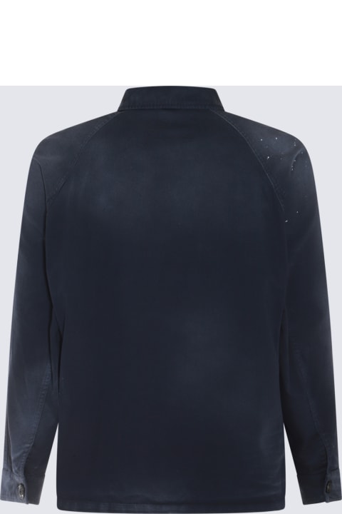 Altea Coats & Jackets for Men Altea Blue Denim Cotton Casual Jacket