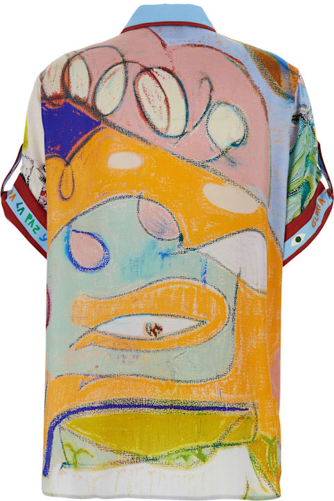 ウィメンズ ALEMAISのウェア ALEMAIS 'la Charrasca' Multicolor Shirt With All-over Printed Motif In Silk Woman