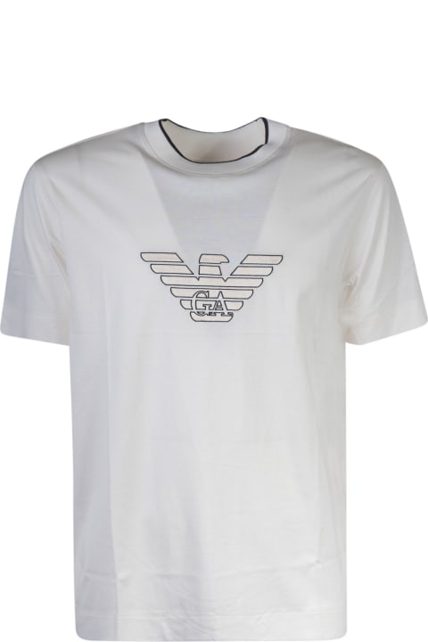Emporio Armani Topwear for Men Emporio Armani Logo Print Classic T-shirt