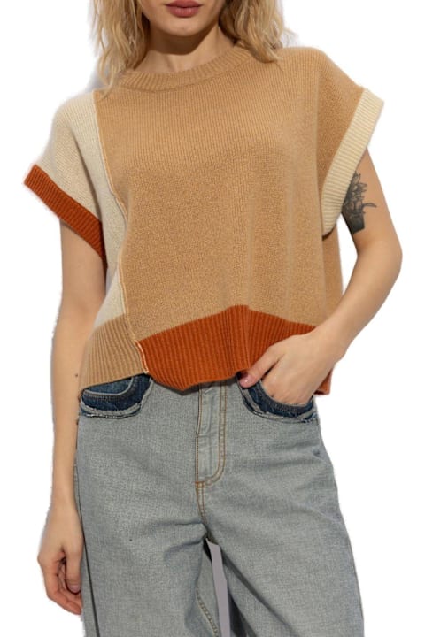 Marni Sweaters for Women Marni Cropped Sleeveless Knit Vest