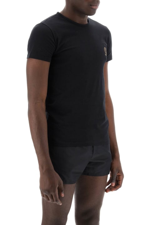 Underwear for Men Versace Bi-pack Medusa Logo T-shirt