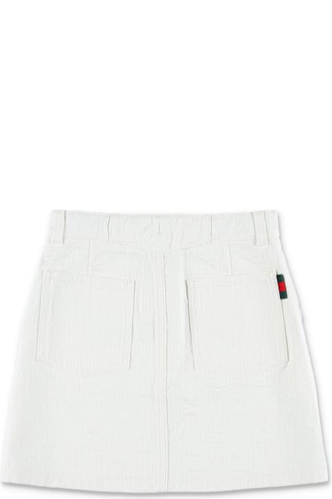 Gucci Bottoms for Girls Gucci Kid - Gg Denim Skirt