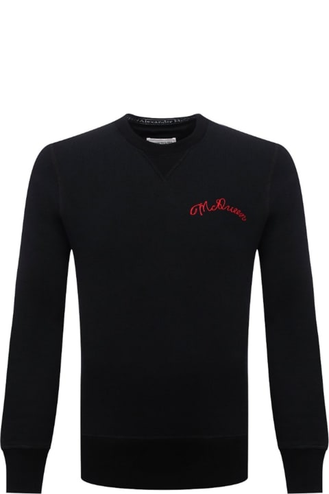 メンズ Alexander McQueenのフリース＆ラウンジウェア Alexander McQueen Logo Sweatshirt