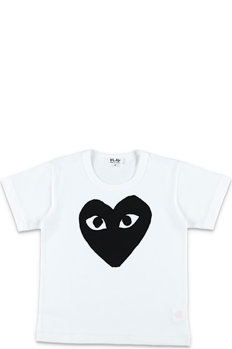 أدوات منزلية Comme des Garçons Play Kid - Big Black Heart T-shirt