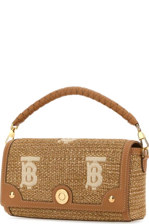 Burberry Bags for Women Burberry Camel Raffia Handbag