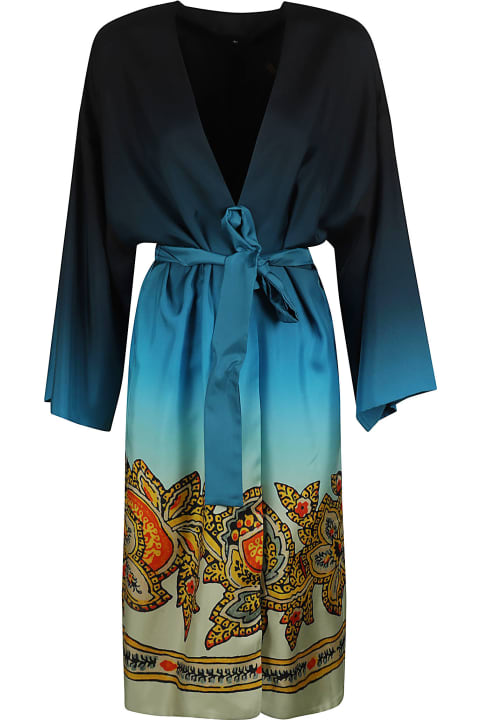 Etro Women Etro Printed Belted Cardi-coat