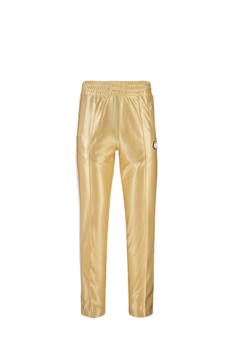 Shiny Gold Sporty Trousers