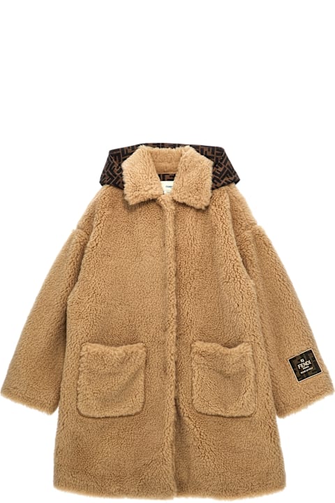 Fendi for Boys Fendi Hooded Coat