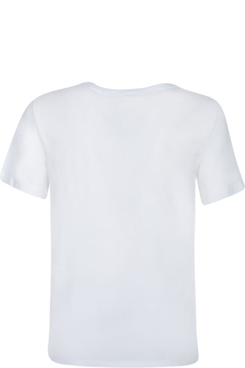 Alessandro Enriquez ملابس علوية لـ السيدات Alessandro Enriquez Scarf Waves White-green T-shirt