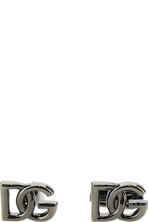 Cufflinks for Men Dolce & Gabbana Dg Logo Cufflinks