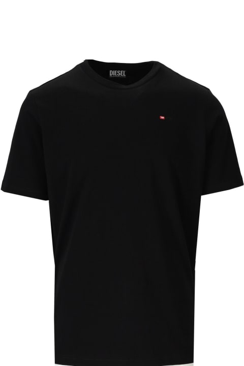 Diesel Topwear for Men Diesel Diesel T-just-microdiv Black T-shirt