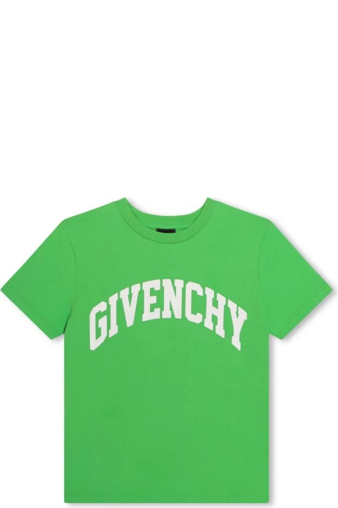Givenchy T-Shirts & Polo Shirts for Boys Givenchy Givenchy Kids T-shirts And Polos Green