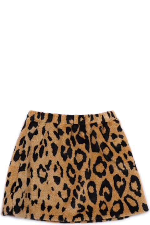 أدوات منزلية MSGM Fur Animalier Mini Skirt Girl