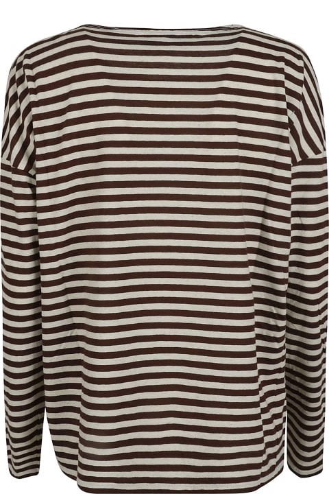 Pinstripe Long-sleeved T-shirt