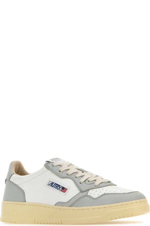 Autry Sneakers for Men Autry Two-tone Leather Medalist Sneakers