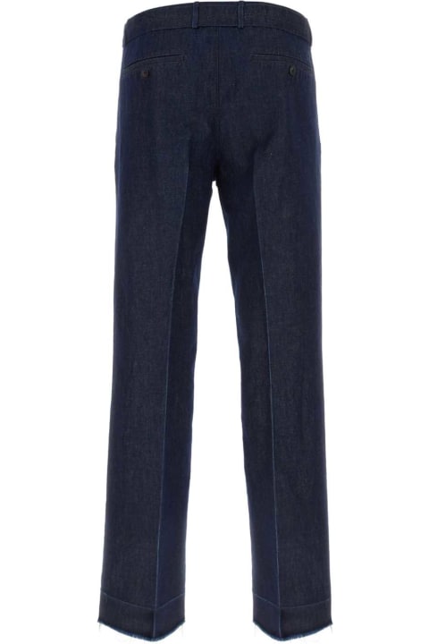 Clothing Sale for Men Lanvin Dark Blue Denim Pant