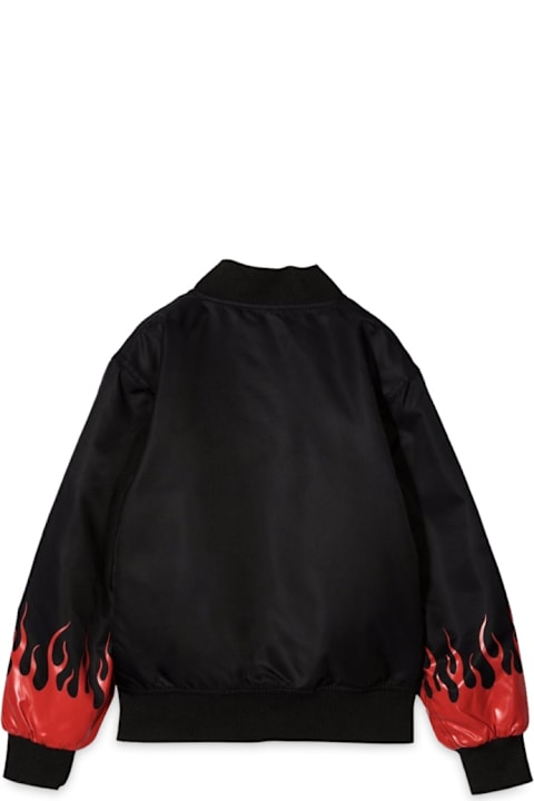 أدوات منزلية Vision of Super Black Bomber Red Flames