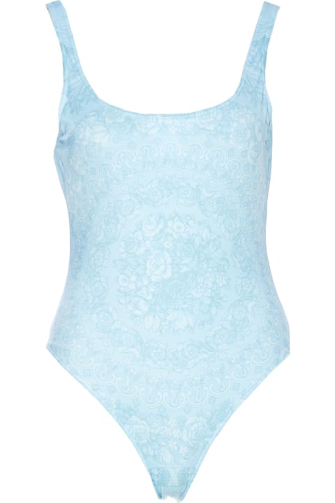 Swimwear for Women Versace Barocco Print Swimwear One-piece