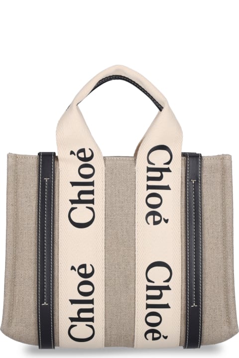 ウィメンズ Chloéのトートバッグ Chloé Woody Tote Bag