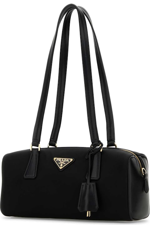 Luggage for Women Prada Black Nylon Shoulder Bag