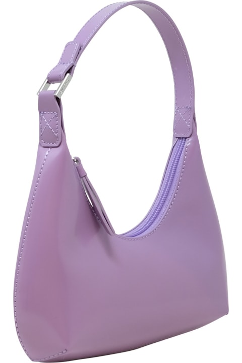 BY FAR Women BY FAR By Far Baby Amber Purple Haze Patent Leather Handbag