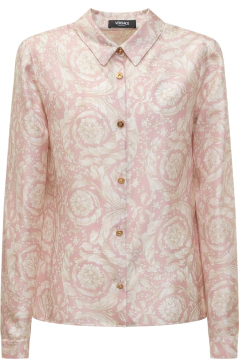 Versace for Kids Versace Barocco Kids Silk Shirt