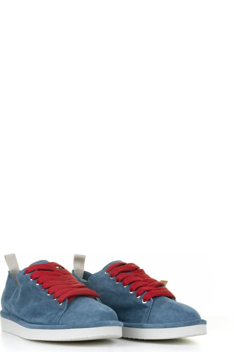 Panchic Shoes for Men Panchic Sneaker In Blue Suede
