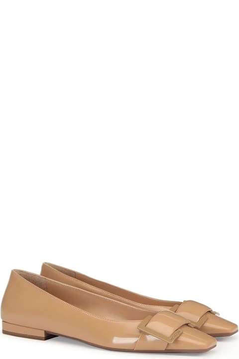 Homeware Sergio Rossi Leather Ballerina Flats