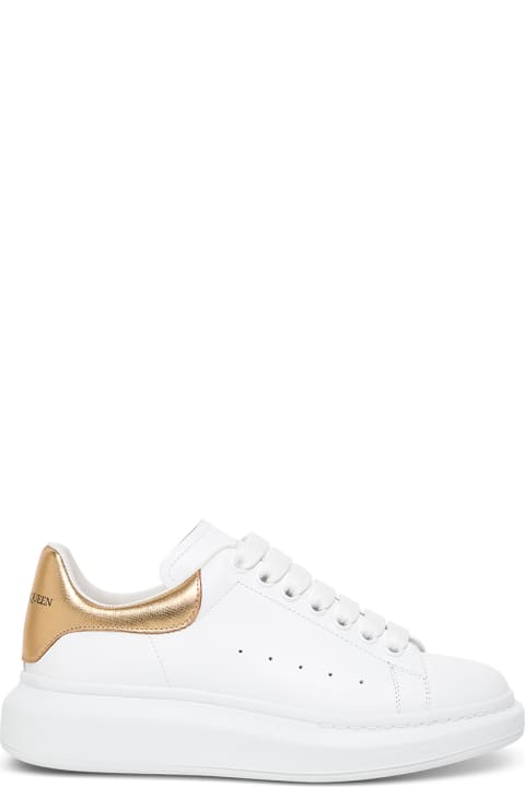 White Leather Oversize Sneakers