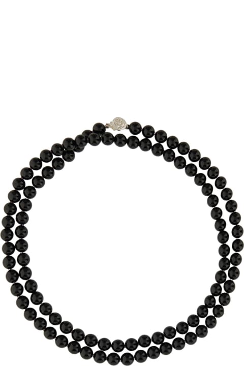 Jewelry for Men Needles Onyx Necklace