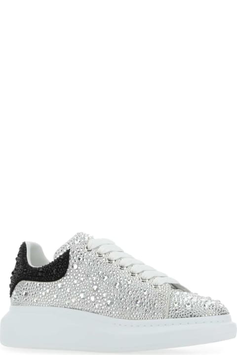 Alexander McQueen Sneakers for Men Alexander McQueen Embellished Leather Sneakers