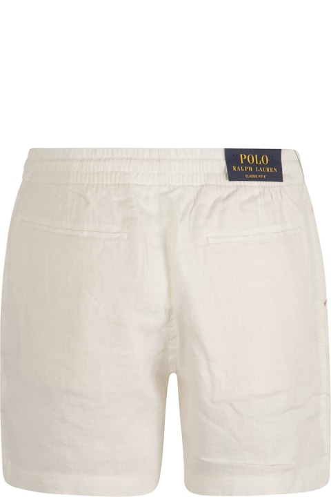 Ralph Lauren Pants for Men Ralph Lauren Logo Embroidered Drawstring Waist Shorts