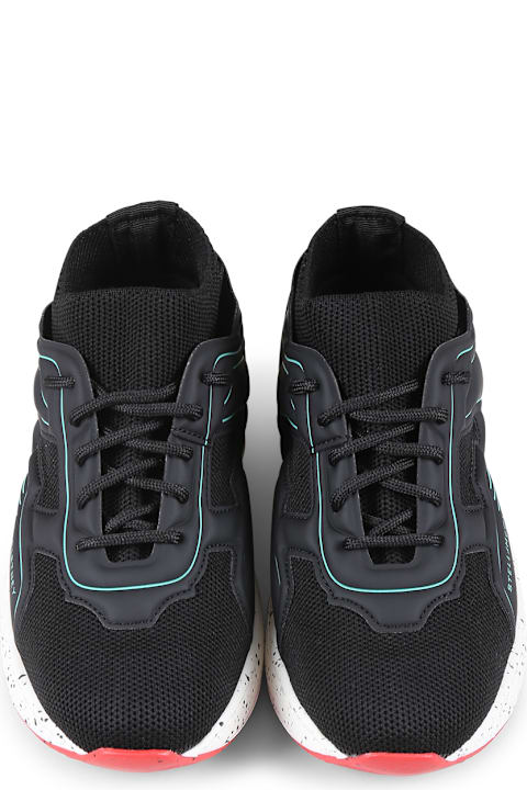 Homeware Stella McCartney Kids Black Sneakers For Boy With Logo