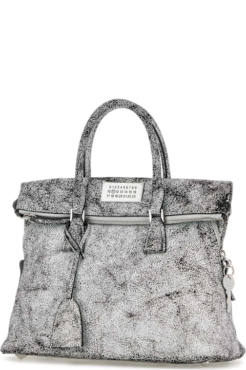 Homeware Maison Margiela Two-tone Leather Medium 5ac Loved To Death Handbag