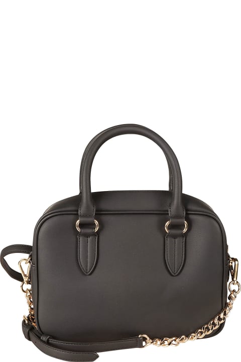 ウィメンズ新着アイテム Love Moschino Logo Embossed Top Handle Handbag