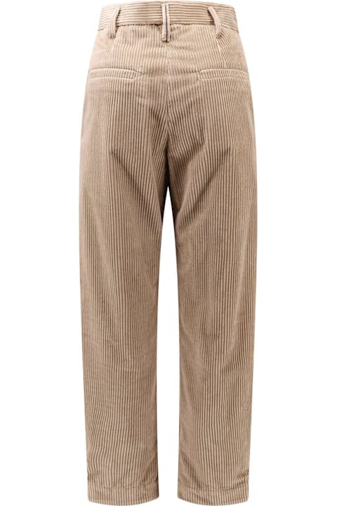 Brunello Cucinelli Pants & Shorts for Women Brunello Cucinelli High-waist Corduroy Trousers