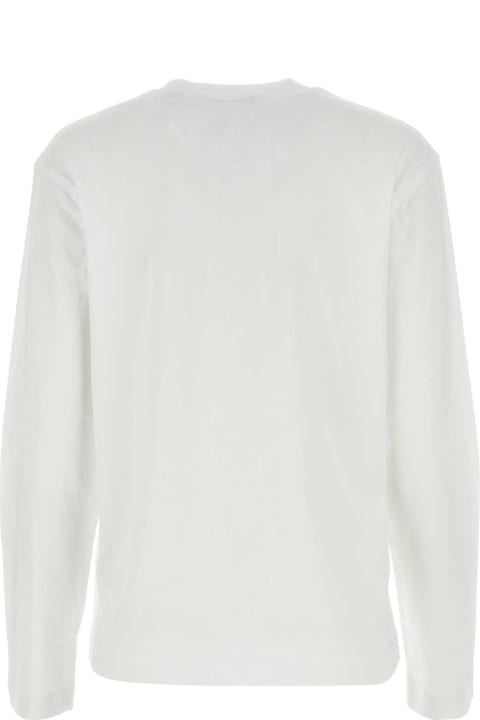 Burberry Topwear for Women Burberry White Cotton T-shirt