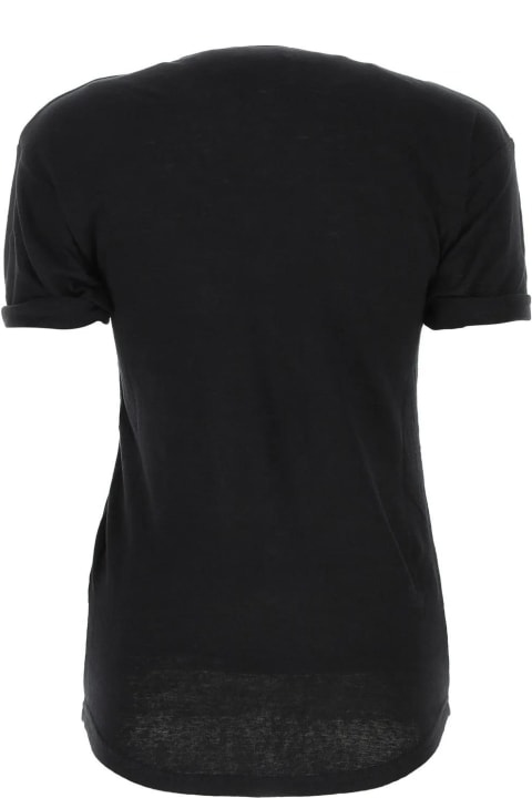 Marant Étoile for Women Marant Étoile Black Linen Koldi T-shirt