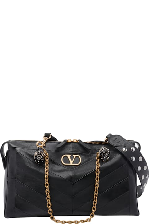 Homeware Valentino Garavani Medium Valentino Garavani Panthea Chevron Motif Shoulder Bag